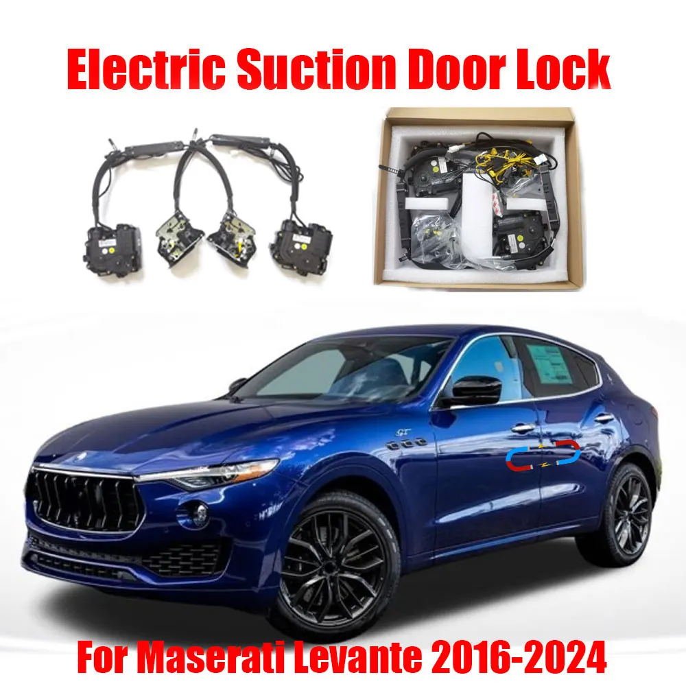

For Maserati Levante 2016-2024 Car Electric Suction Door Power-assisted Closing Door Soft-close Function