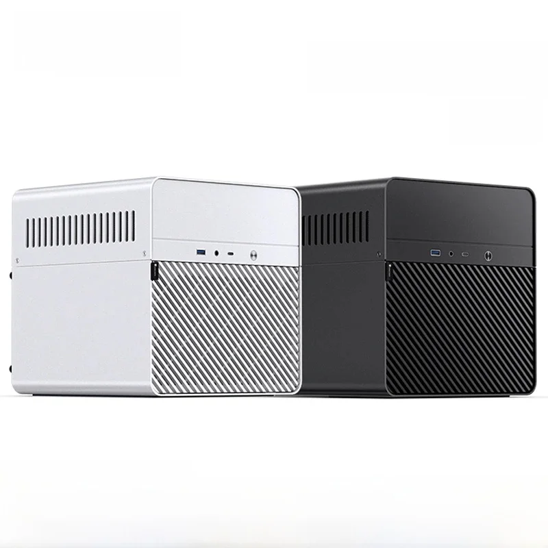 Jonsbo N2 NAS Aluminium Mini ITX-behuizing Computer Kantoor Desktop Chassis 5 harde schijven Ondersteunt SFX Power Kleine pc-behuizing 120 mm ventilator x1 - afbeelding 2