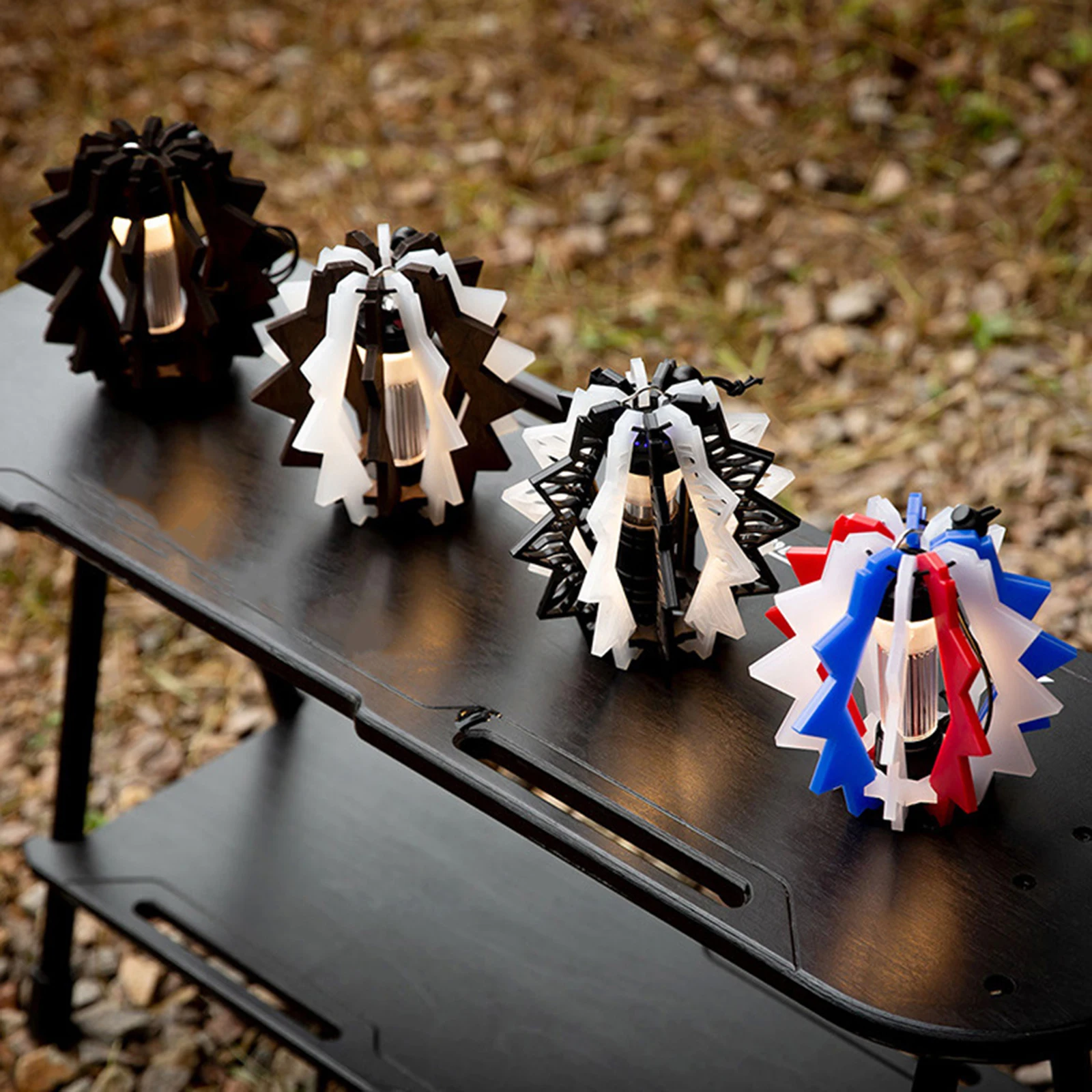 

Звездный абажур для кемпинга, водонепроницаемое уличное оборудование, фонарь DlY, многоцелевой деревянный осветительный аксессуар для кемпинговой палатки, свет звезды