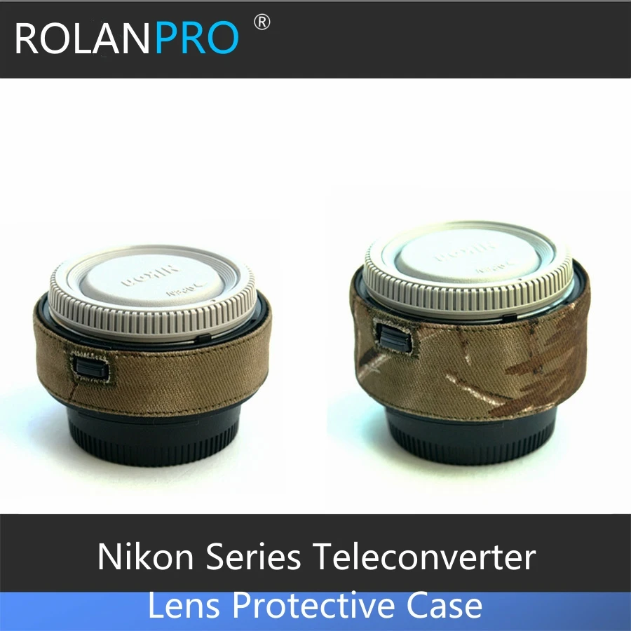 ROLANPRO Osłona przeciwdeszczowa aparatu do Nikon 1.4X II/III, 1.7X II/III, 2X II, 2X III, Z TC-1.4X, Z TC-2X Pokrowiec ochronny na obiektyw