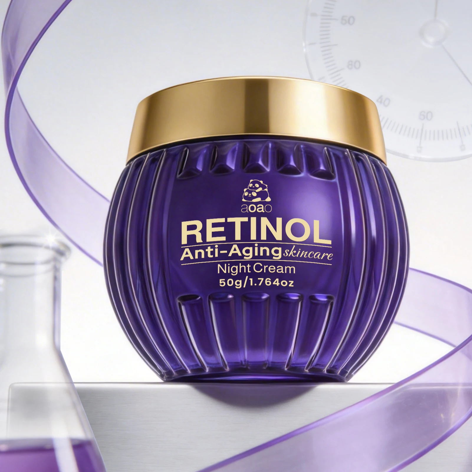 Retinol Anti Wrinkle Cream - レチノール ファーミング ナイトクリーム | しわ対策、美白、優しい保湿。