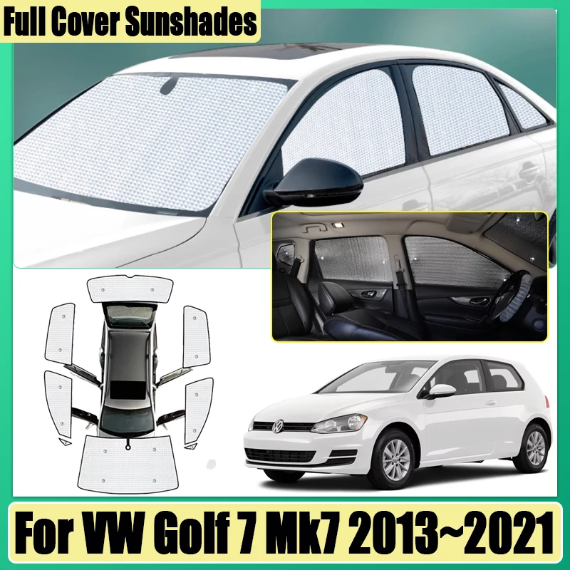 

Auto Covers For Volkswagen VW Golf 7 Mk7 2013 2014~2021 Accessories Full Coverage Sunshade Anti-UV Visors Privacy Blocks Cars