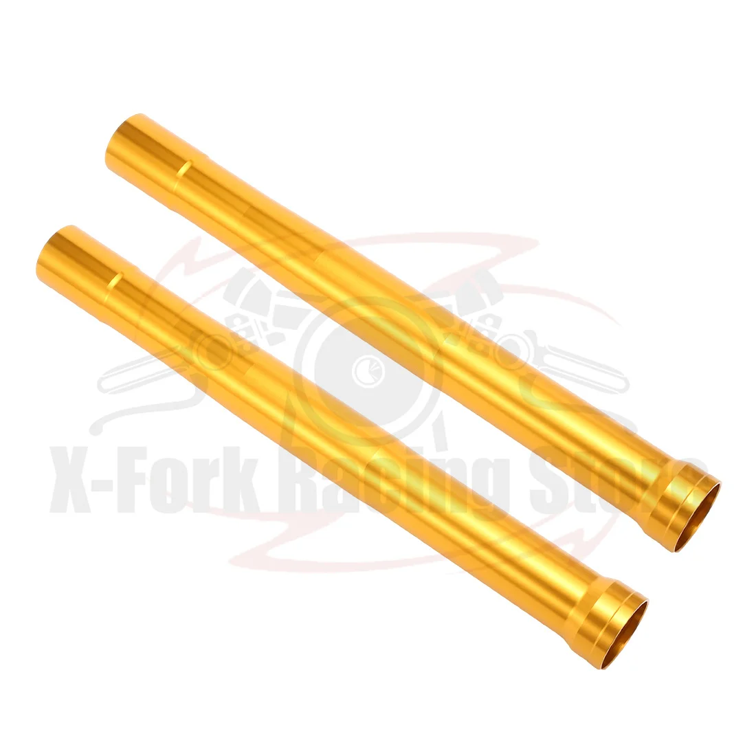 Front Outer Fork Tubes Pipes For YAMAHA YZF R7 YZF-R7 2022 2023 2024 Brake Suspension Shock Bar Gold Pair BEB-23126-00-00 508mm