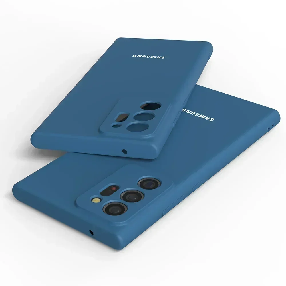 Für Samsung Galaxy Note 20 Ultra Note 20 Hülle, weiches Silikon, seidige Touch-Flüssigkeitsschutzhülle