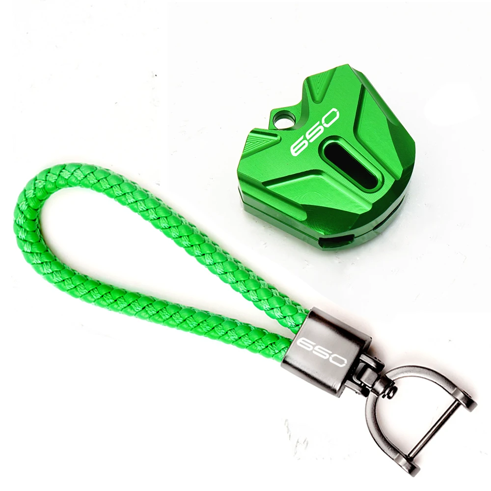 Per KAWASAKI Z650 Z650RS Ninja650 Versys650 2017-2023 2024 2025 CNC Chiave Del Motociclo Trim Protecion Copertura Chiave Borsette Copertura Portachiavi