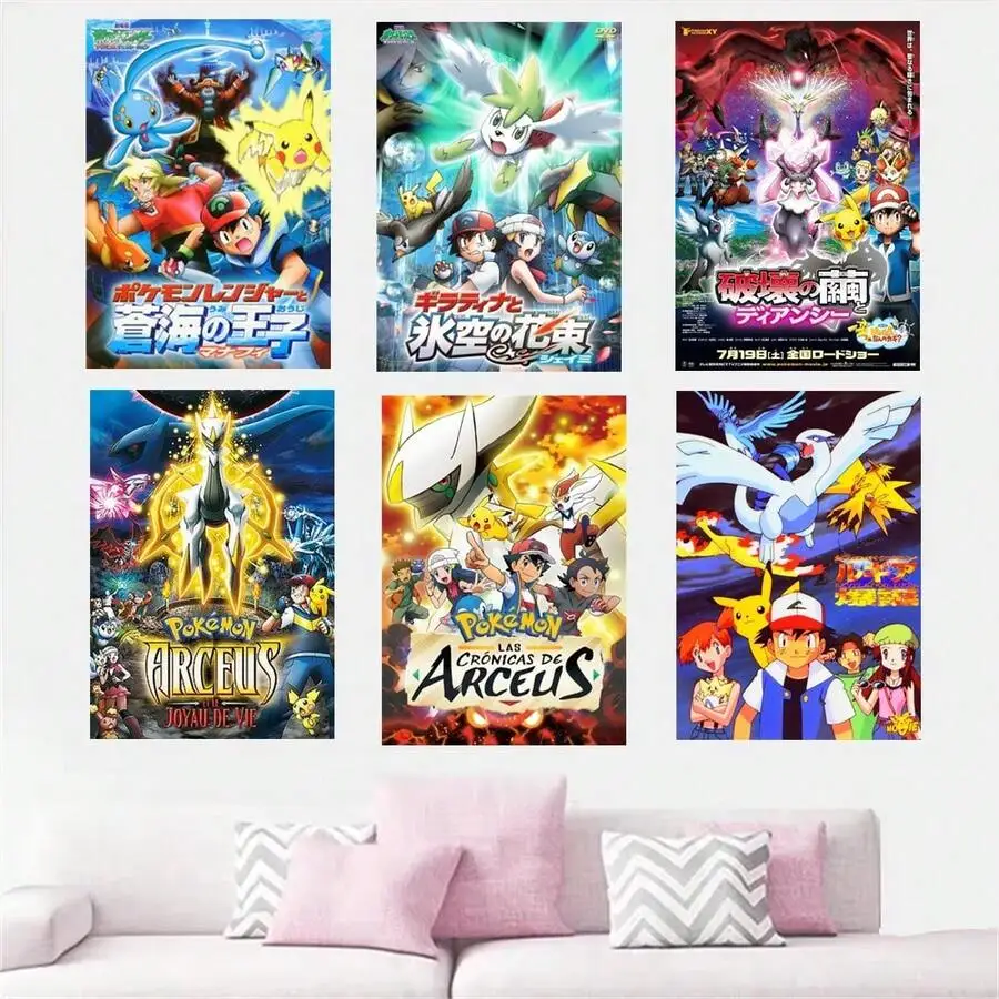 

Pokemon Surrounding Wall Arts Home Decor Posters For Bedroom Room Decor High Quality Pictures Wall Decor Christmas Gift For