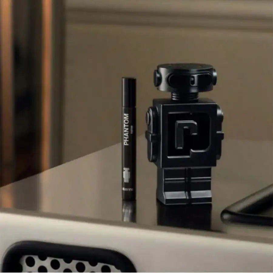 Paco Rabanne Phantom Parfum Men's Perfume 100ml, Aromatic Fragrance for Men, All-black Robotic Glass Bottle, Dark Men's Perfume—perfect for Personal Use Or as a Gift view 6