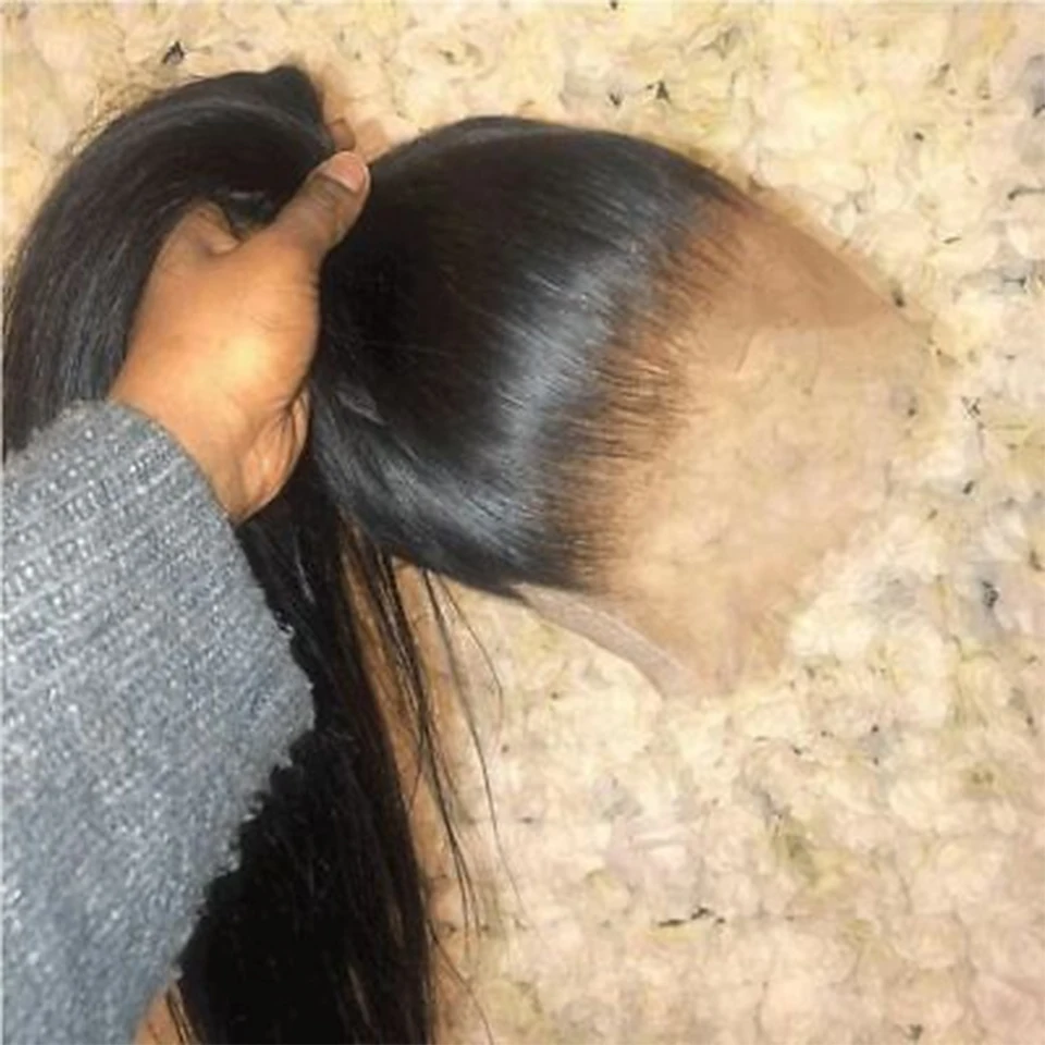 360 Lace Wig With Invisible Strap Straight Hidden Strap 360 Full lace Frontal Wigs Raw Vietnamese Human Hair Invisistrap Wigs