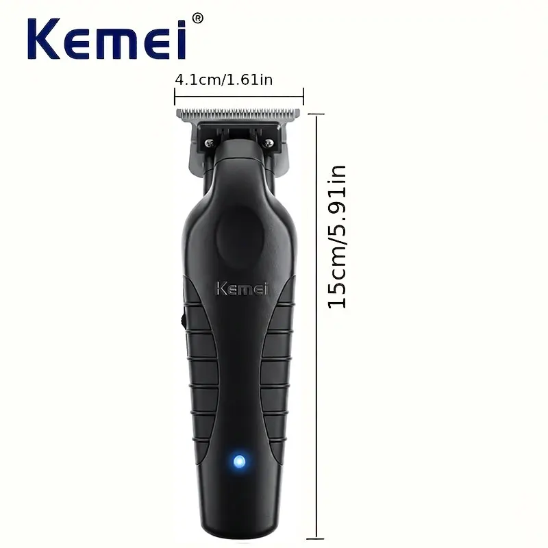 KM-2299 Professional Cordless Hair Clipper 1200mAh USB Rechargeable Haircut Trimmer Salon and Home Electric Hair Clipper