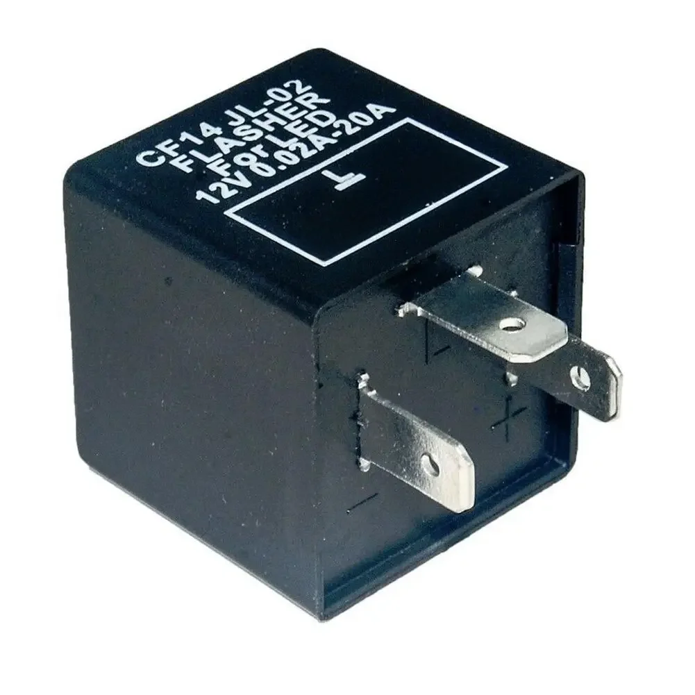 Ajustável LED Flasher Relay Luzes de sinalização de motocicleta Turn Signal, Piscando Ferramenta