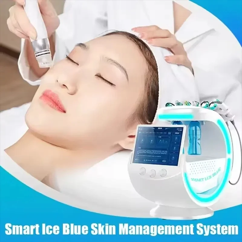 

7 в 1, кислородный струйный пилинг для красоты кожи, многофункциональный аппарат для ухода за лицом, пилинг, антивозрастные устройства для анализа кожи