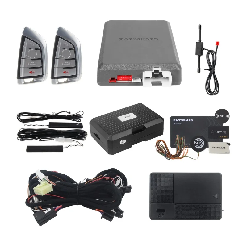 EASYGUARD Smartphone APP Control CANBUS PKE Passive Keyless Entry Remote Starter For BMW X6 E71 E72