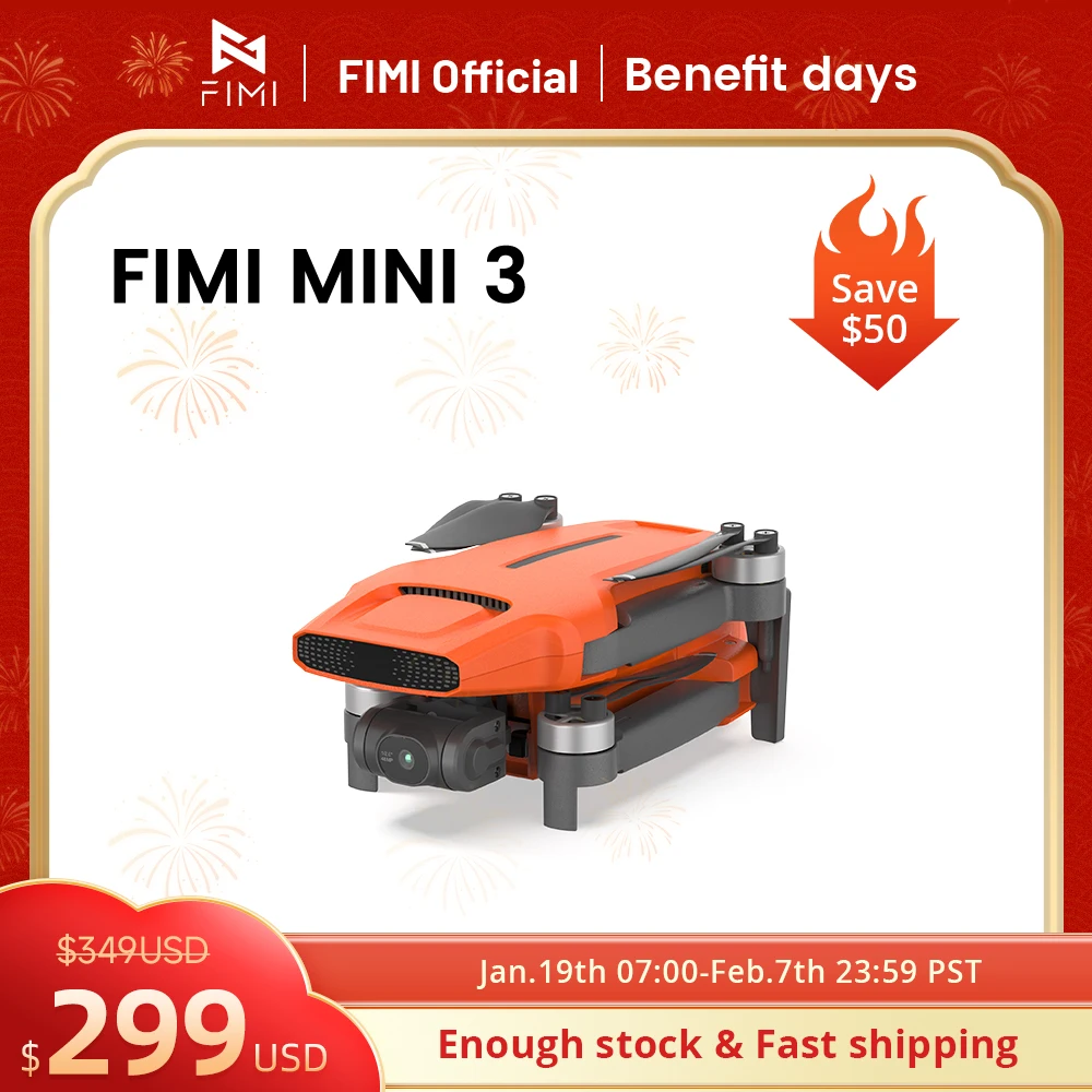 FIMI Mini 3 pro drone X8 Mini v2 Drone with camera 4k remote control helicopter 3-axis Gimbal 249g helicoptero controle remoto