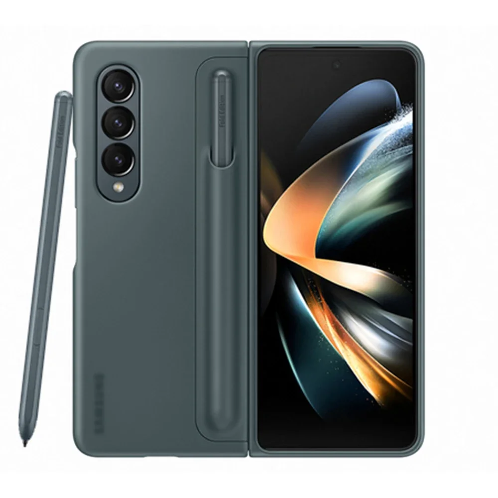 Etui na Samsung Galaxy Z Fold 4 5 6 7 z podpórką i uchwytem na S Pen, tylna osłona ochronna, stojąca obudowa z kieszenią na SPen do Z Fold4 5 6 — zdjęcie produktu 6