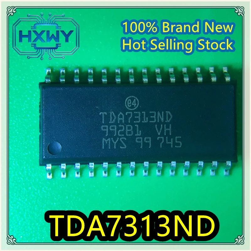 

(10/50 pieces) TDA7313ND package SOP-28 digital stereo audio controller chip IC electronics hot selling