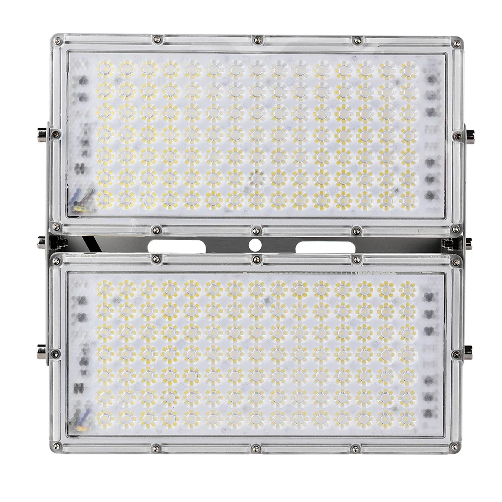 NONE Module LED ultra-mince projecteur 100/200W IP65 110V/220V LED projecteur réflecteur lampe de jardin extérieure lumière de Garage de stade 3