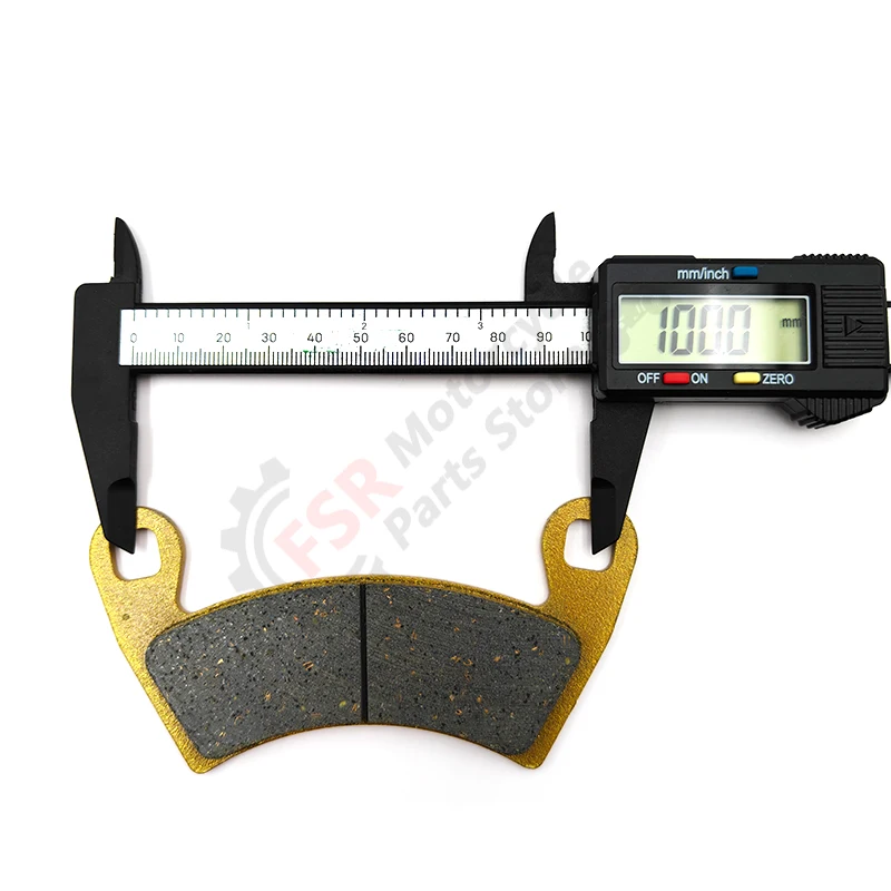 مجموعة 4/2 من وسادات الفرامل، تناسب Polaris General Ranger 570 800 900 1000 RZR 900 1000، الجزء OEM 2205949 2203747 1911228، أجزاء عربات التي تجرها الدواب الرباعية