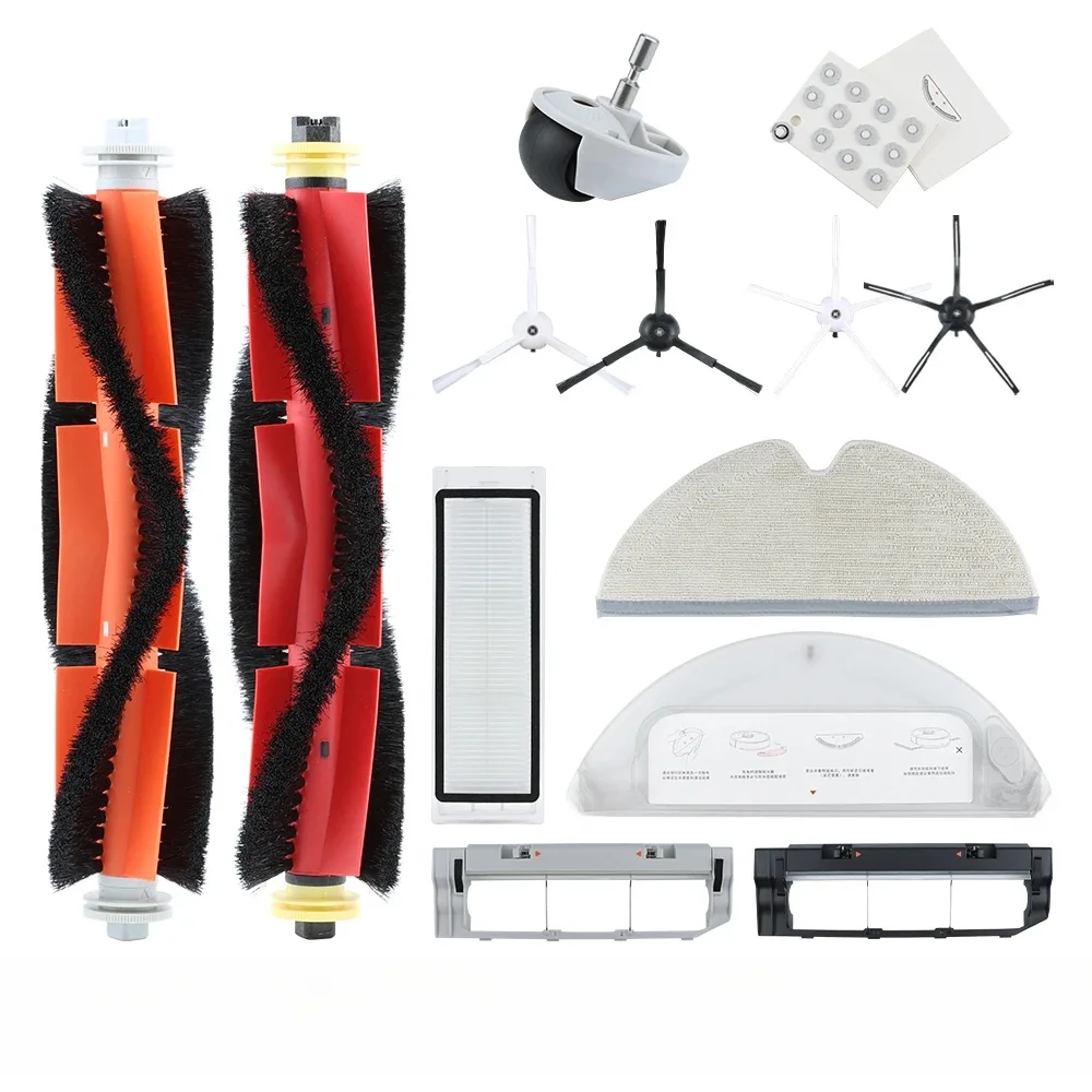 Accessoires pour aspirateur XiaoMi Roborock S5 S50 S51 S55 S6 S60 S6, filtre HEPA, tissu de vadrouille, brosse latérale/principal, pièces de rechange