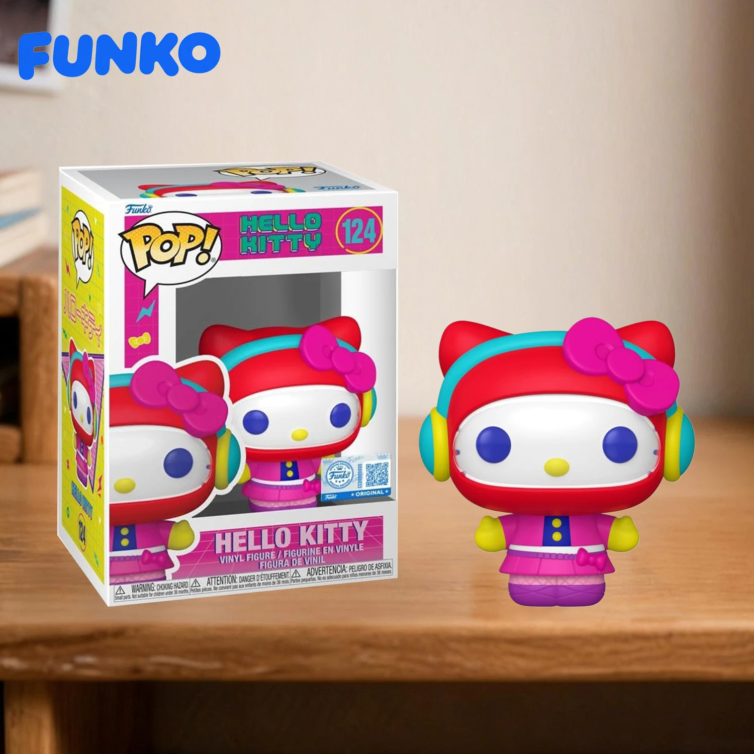 Funko POP! Figura Coleccionable de Vinilo Estilo Arcade de Sanrio Hello Kitty, Regalo Perfecto, Producto Oficialmente Licenciado, 1 Pieza