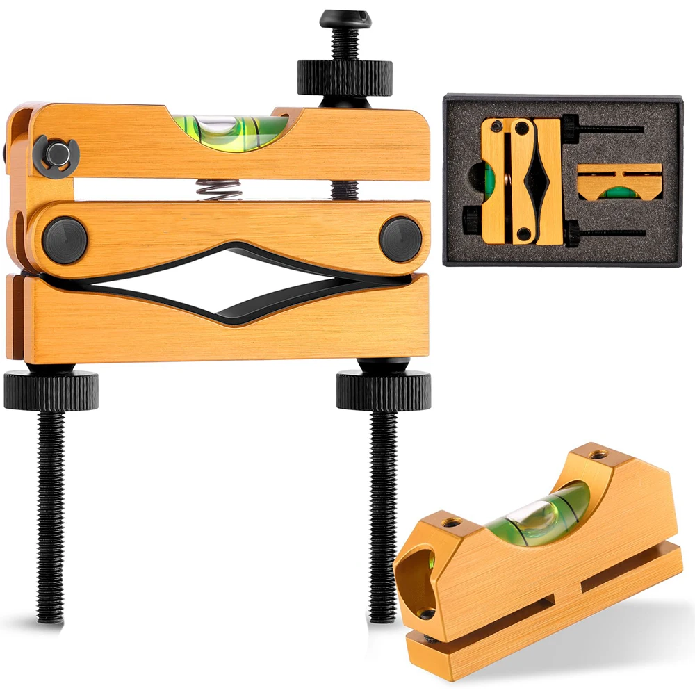 

Scope Leveling Kit Magnetic Universal Crosshair Alignment Leveling Tool with Storage Case for Optical Equipment Hunting Airsoft