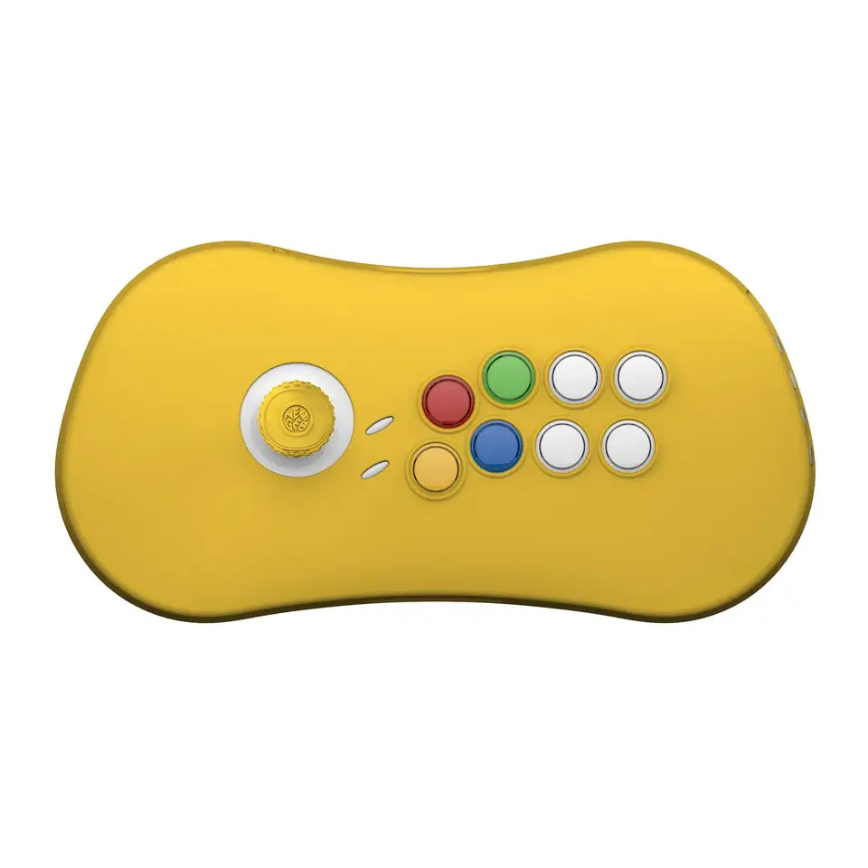 Neogeo Arcade Stick Pro Red And Yellow Silicone Cover - Neo Geo