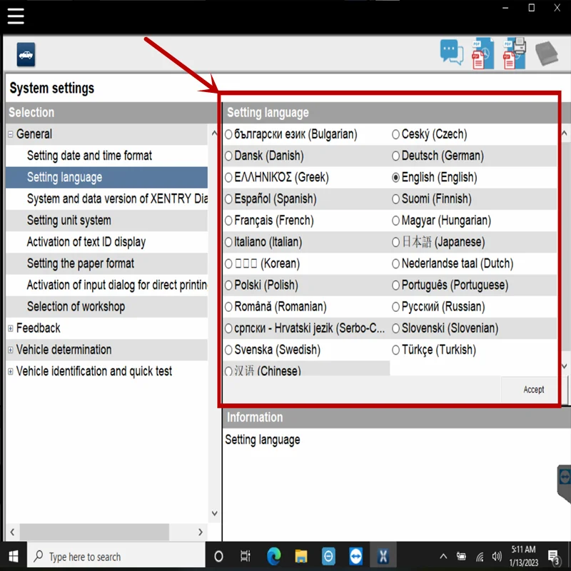 2023 Diagnostic Software Xentry 2023.12 Full Xentry Software  Vedia.m DT.S WI.S EP.C Installed Well in 360gb SSD with Openport 2