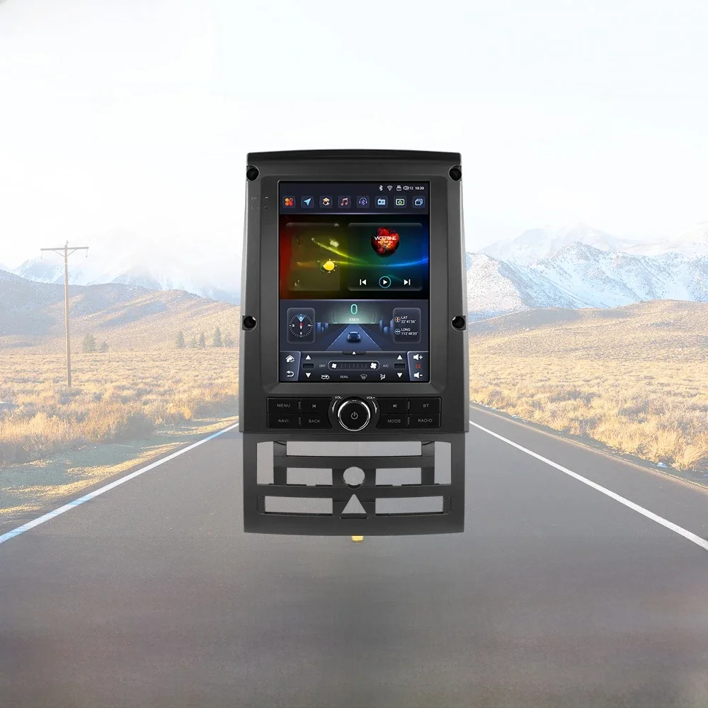 Radio samochodowe Hizpo 9.7" w stylu Tesla do Peugeot 407 2004 - 2011, bezprzewodowy CarPlay, Android Auto, bez 2 din, 2din, DVD, kamera 360, 8 rdzeni — zdjęcie 2