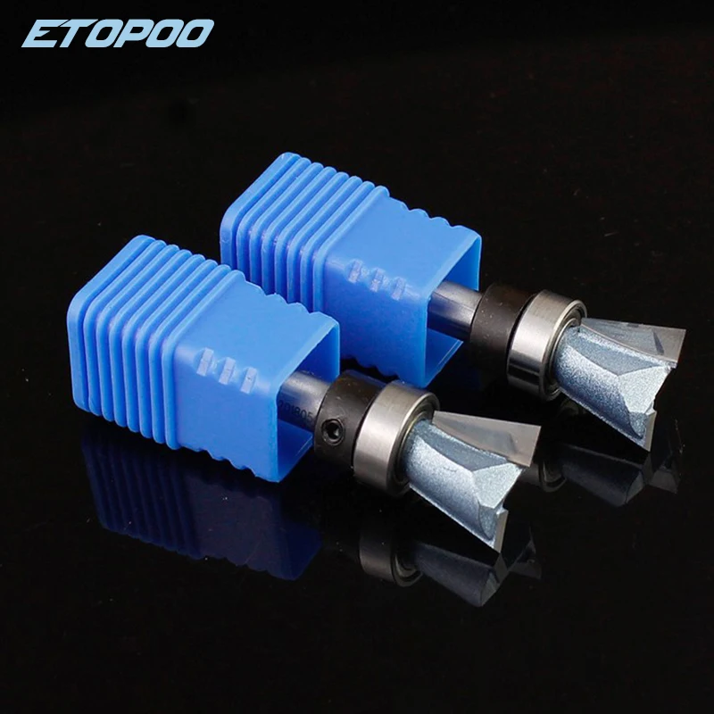 1PC 1/4" (6.35mm) 14.2mm 15.2mm 15mm Diamond dovetail knife PCD Dovetail Cutter Diamond Wood Cutter Furniture Solid Wood Plywood