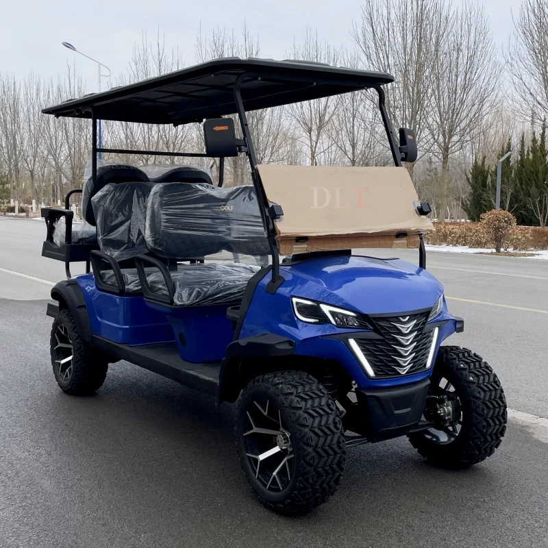 Factory Supply 48V 5kw 150ah Lead Acid Maintenance Free Battery Small 6 Seater Electric Golf Cart Club Car Mini Sightseeing Car