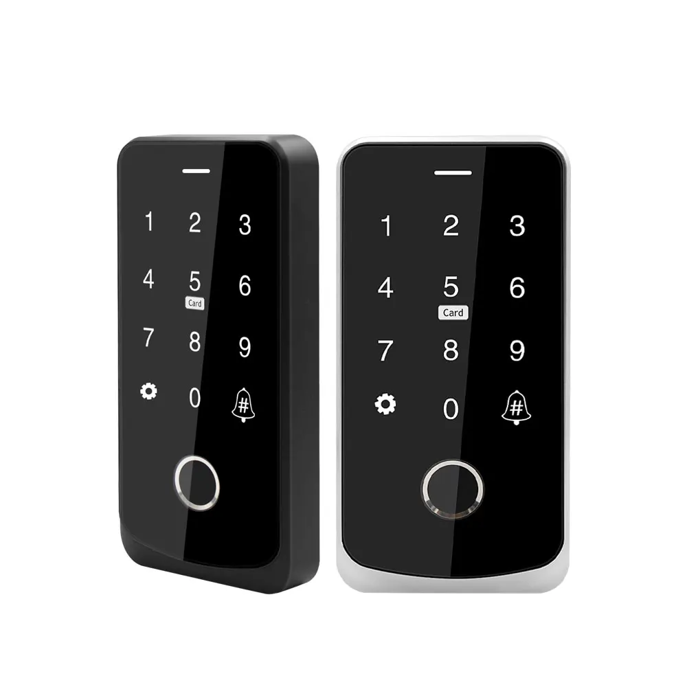 Waterproof Tuya APP Access Control Keyboard Bluetooth Remote Control RFID IC M1 Card Fingerprint Access Keypad Door Lock Opener