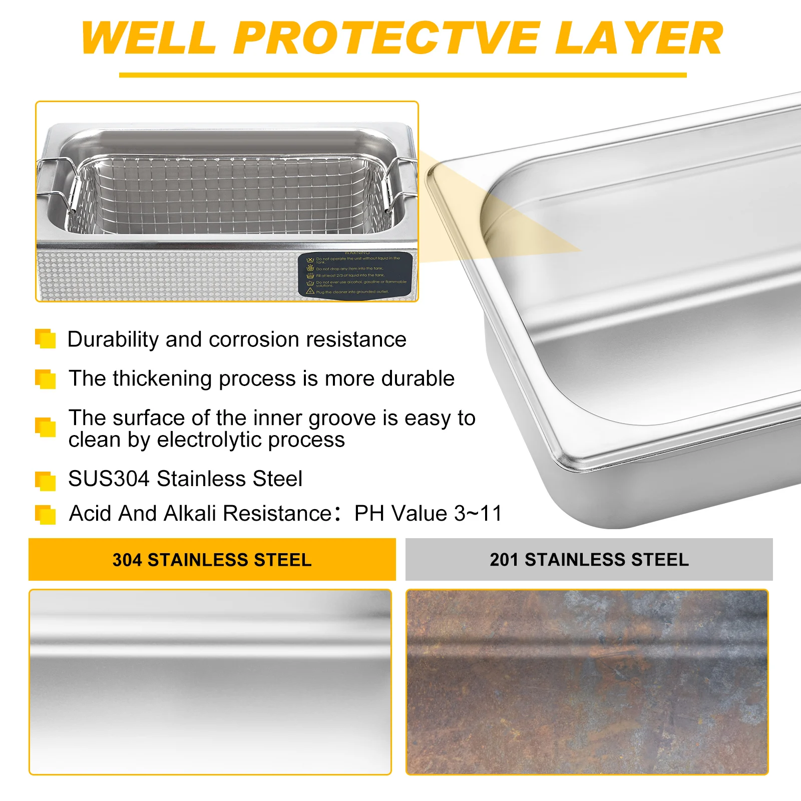 Ультразвуковой очиститель EIWEI с дегарированием для карбюратора, детали для ювелирных изделий, очков, размагничиватель масла, Электронная Ванна