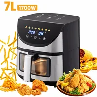 Freidora de aire acero 7L 1700W - 63.15 € Freidora de aire acero 7L 1700W