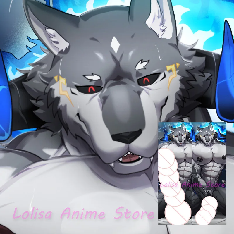 

Dakimakura Possession Wolf Anime Body Pillow Cover Double-Sided Print Pillowcase Life Size Birthday Gifts