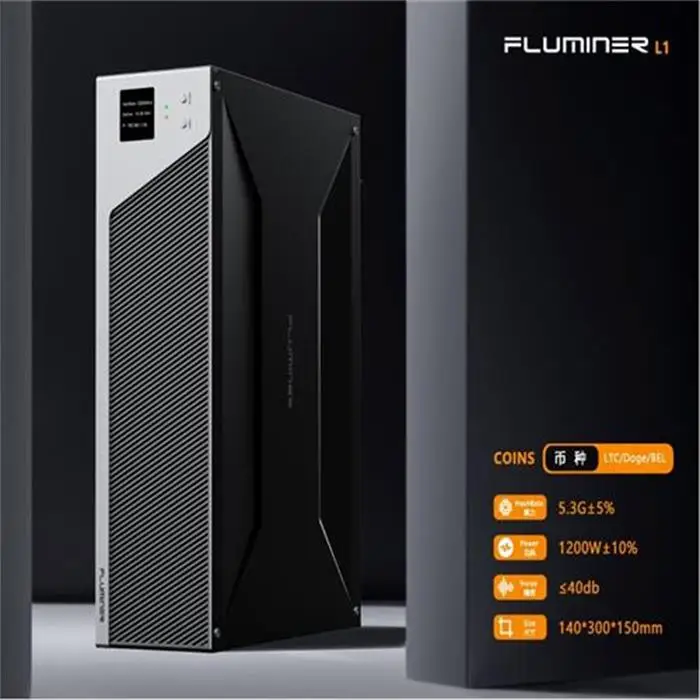 

XMAS SALES Fluminer L1 5.3G 1200W DOGE /LTC/ BEL cion home miner