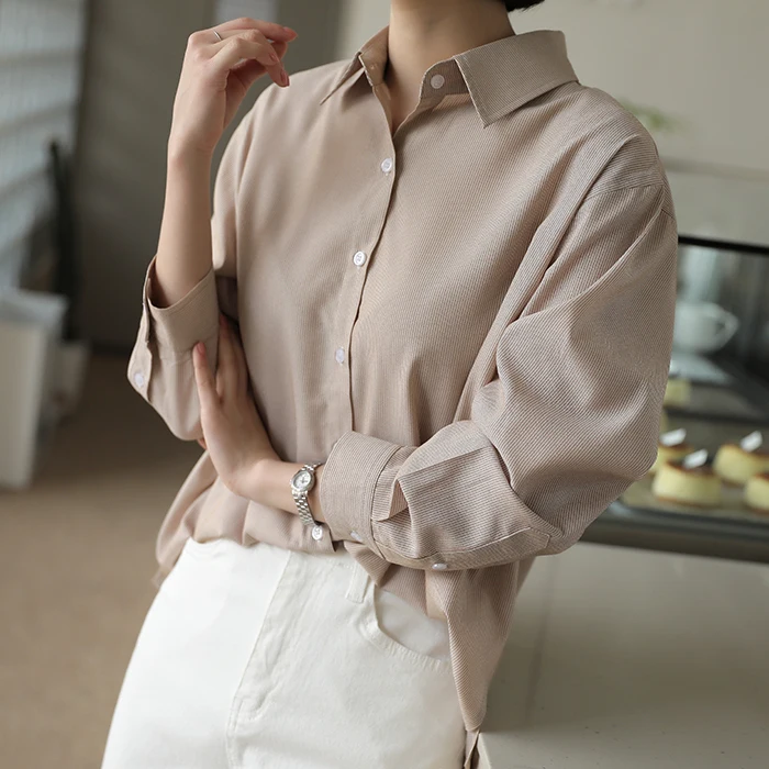 Serosanne-shaped loose cotton shirt South S,M fast shipping