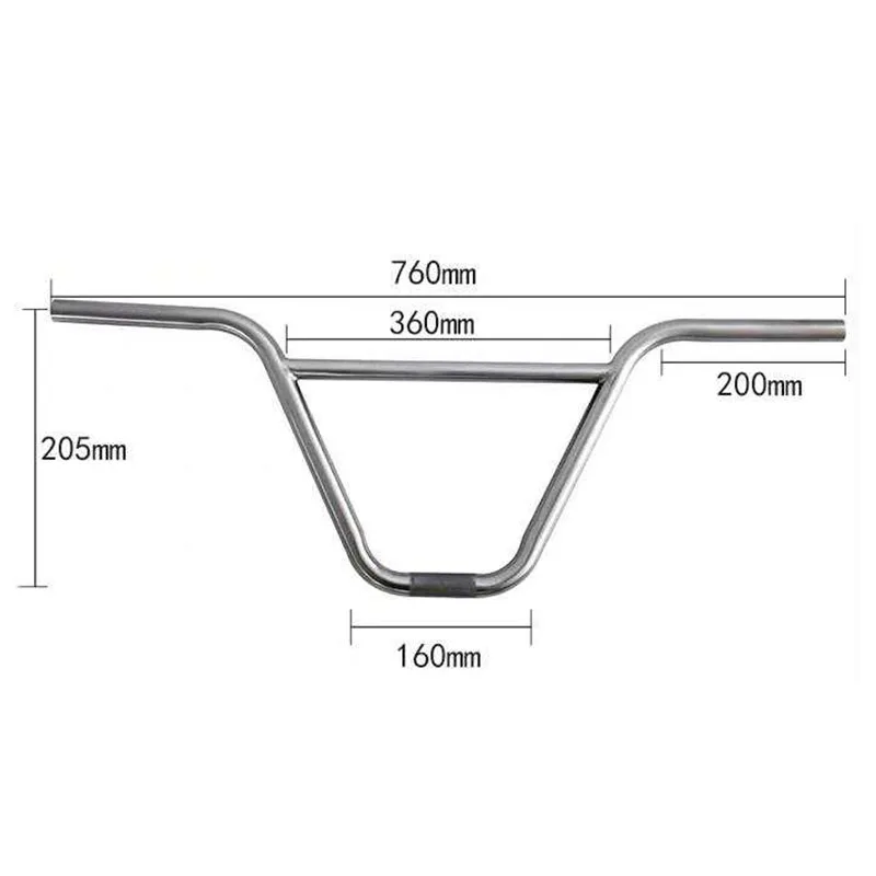 BMX Handlebar for Titanium Bike Frame, Bike Parts, Free Style Bicycle Bar, Bicycles Accessories8