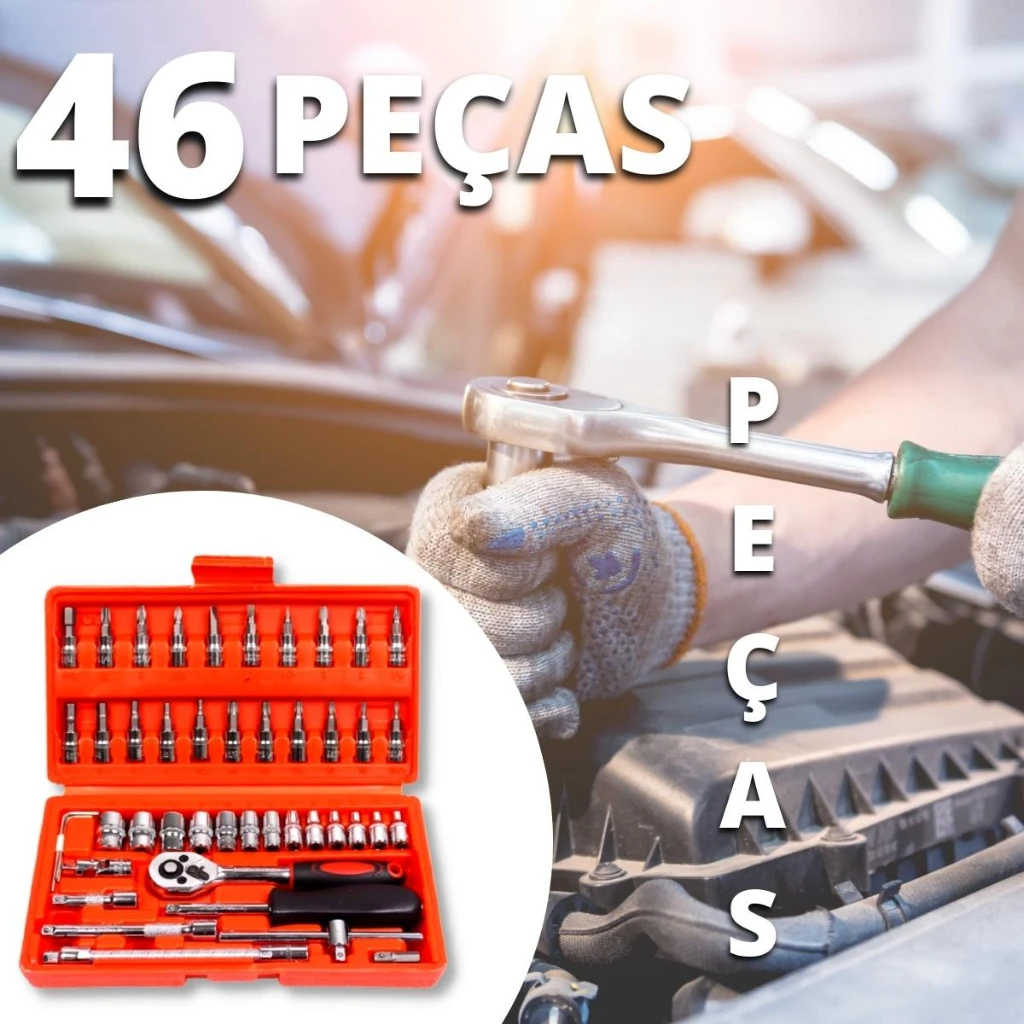 طقم اقتران دافوشوب ، 46 che Catraca ، Allen Torx Ferramentas