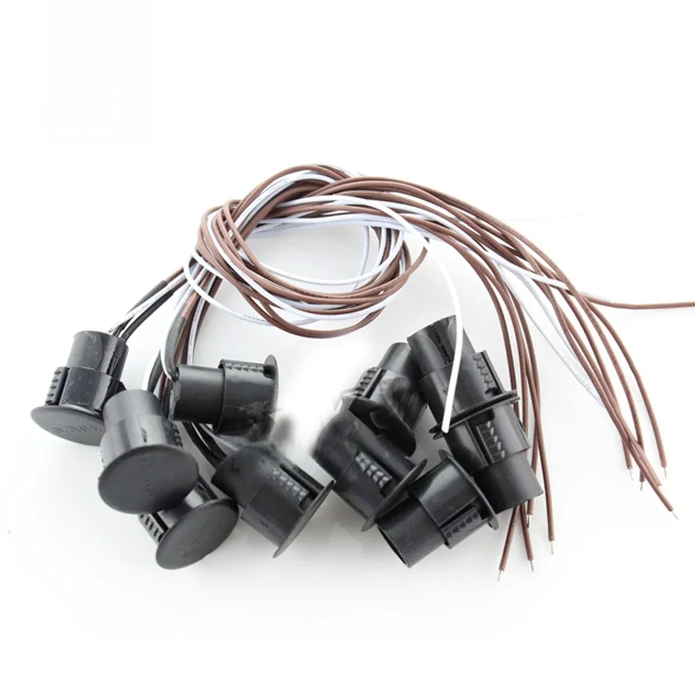 10pairs MC-33A NO type Opne door/window alarm Wired Door Window Sensor Magnetic Switch normally Open NO for our open door light