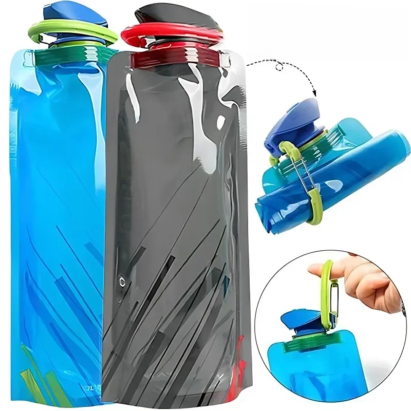 AliExpress Portable Ultralight Foldable Water Bag Duckbill Folding Sports Outdoor Fitness Cycling Portable Storage Large Capacity Wate Bag
