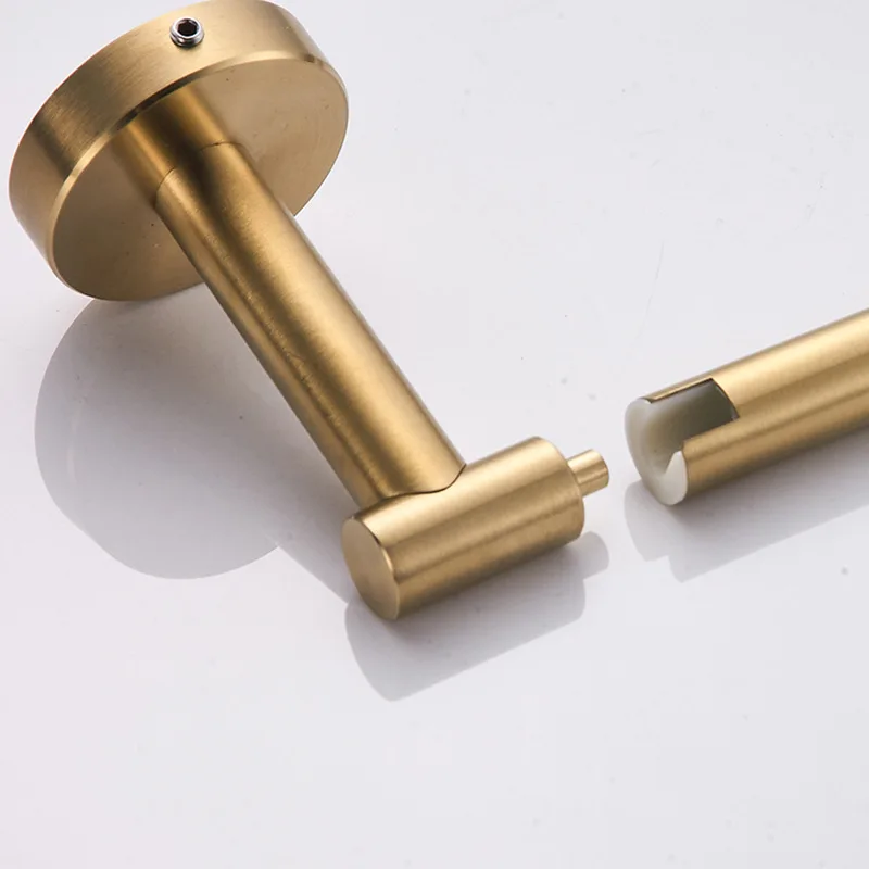 Tissue Roll Holder Wall Mounted Funny Toilet Paper Holder Spare Organizer Bathroom Roll Holder Kitchen Toilet Paper Holder Gold