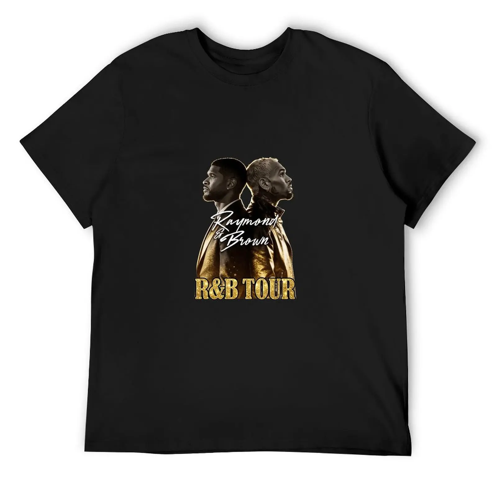 Double Side Print T Shirt Clear Pattern Thick Cotton Oversized Streetwear Unisex Tshirt