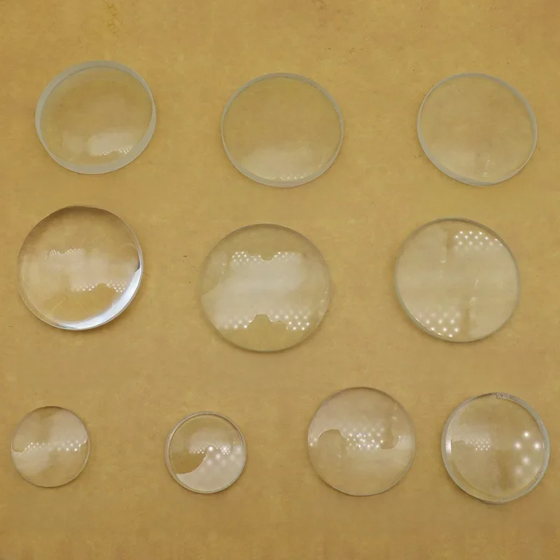 Szklana podwójna wypukła soczewka, 30mm 40mm 50mm, wklęsłe szkło, ogniskowa 50mm 75mm 100mm 150 mm 300mm projektor optyczny DIY — zdjęcie 2