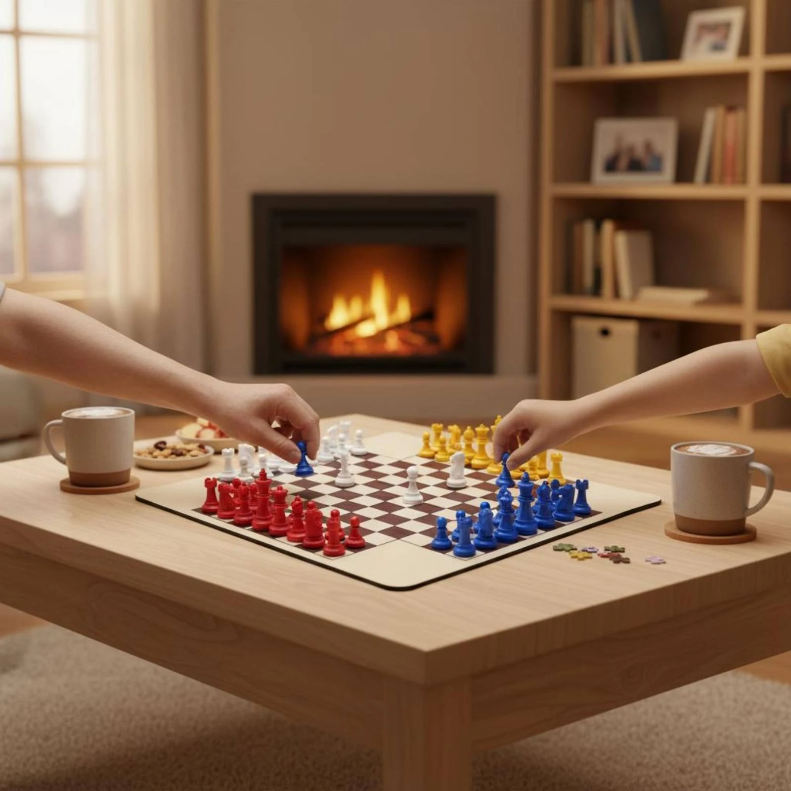 Juego de Ajedrez Multicolor pa - Board Game For 3 Players reseña y precio