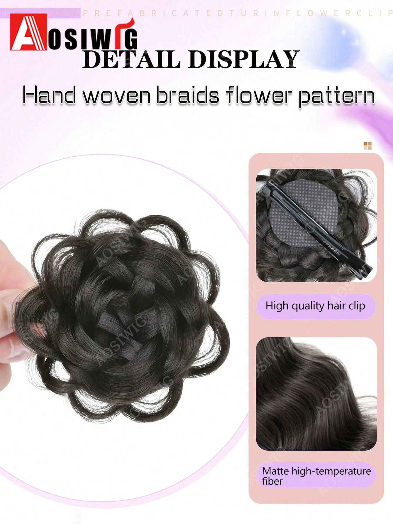 Thumbnail 3 - #73 Best Clip-In Chignon Hair Buns to Buy In 2026