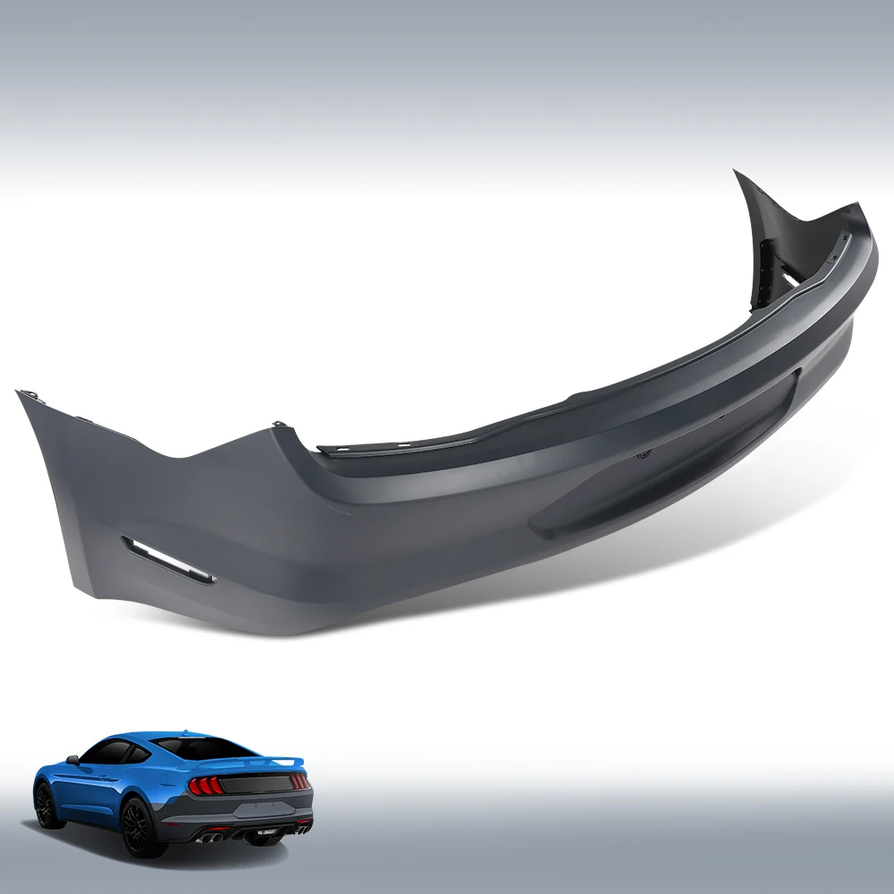 

Car Rear Bumper Cover Fascia Without Park Sensor Holes Fit for 2018-23 Ford Mustang Fo1100736 Jr3Z17K835Aptm 187-10330 Strong