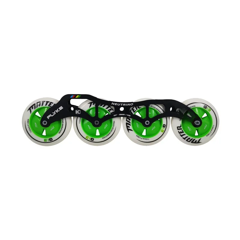 4x90mm 4x100mm 4x110mm FLYKE NEUTRINO podstawa do jazdy na łyżwach z MPC czarny magiczny XXFirm materia koła biały kod Gi3 g13 podwozie 1 para — zdjęcie 2