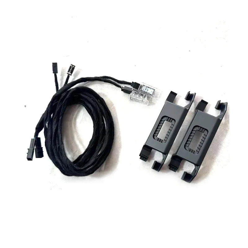 12V LED Car Rear Foot Pit Lamp With wiring harness for ID.4 Tayron T-Roc Talagon T-Cross Tiguan MK2
