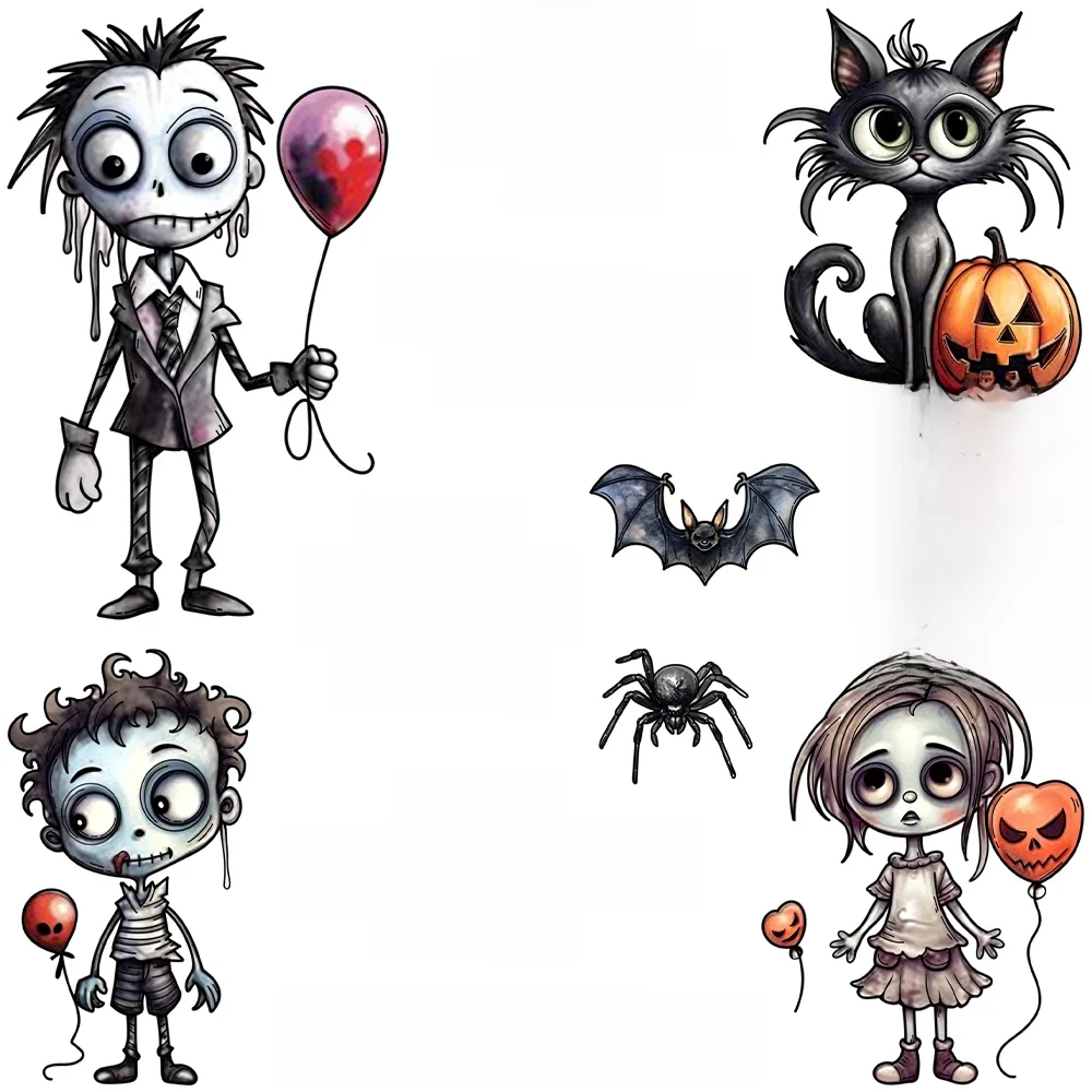 Mango craft niedlichen Halloween Kinder schneiden stirbt klare Stempel DIY Scrap booking liefert