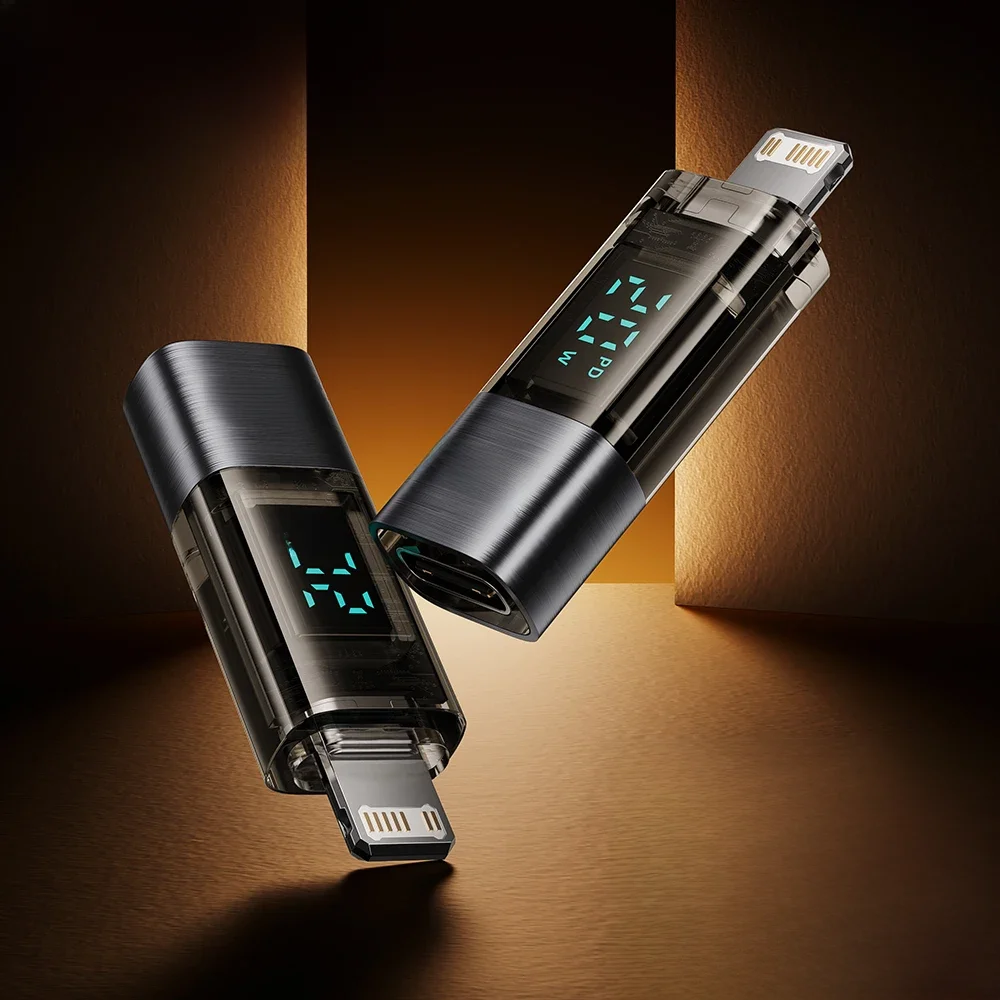 Toocki USB C Display OTG Adapter PD 20W Fast Charging Lighting Male To Type C Female Connector For iPhone 15 14 13 12  Converter