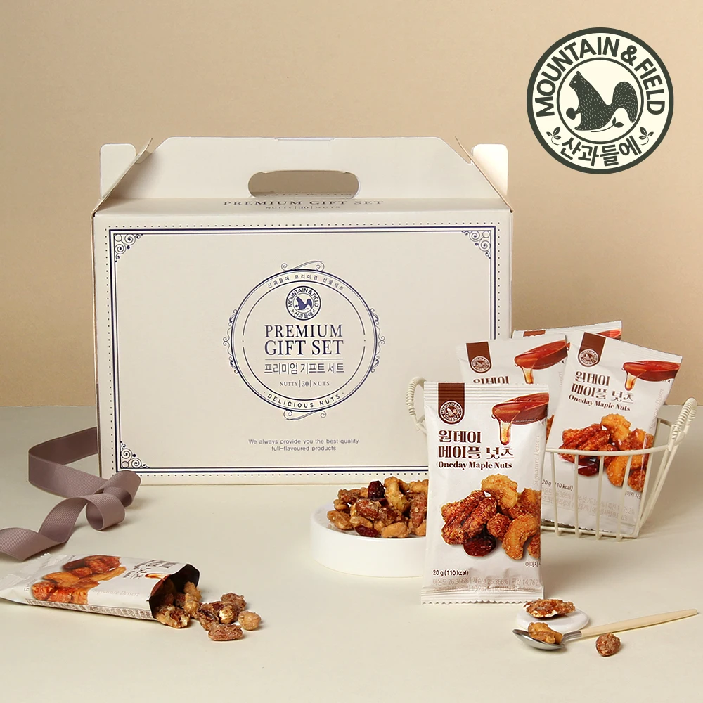 [Mountain and field] One Day Mapple Nutz 30 Pts Gift Set Nuts Ties